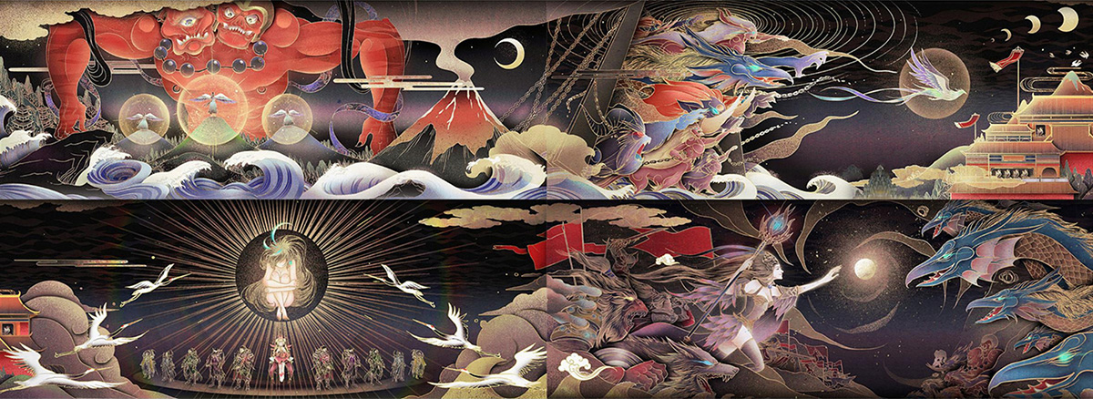 网易轩辕传奇 NetEase Xuanyuan Legend 2016. DongQiu-Chinese illustrator