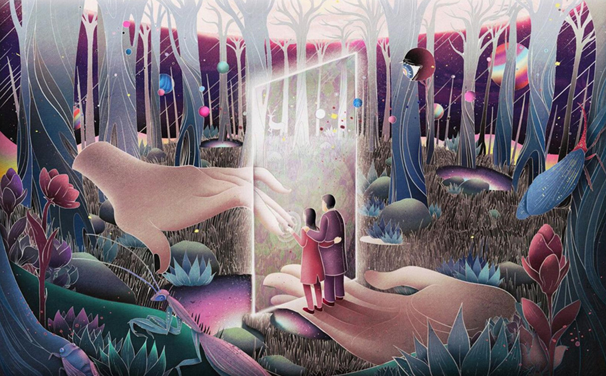 《三体艺术画集》. DongQiu-Chinese illustrator