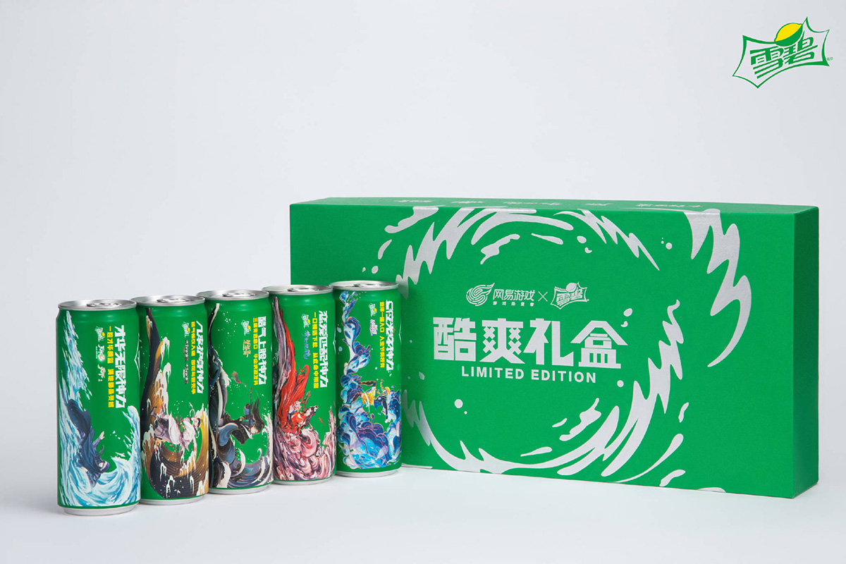 雪碧×网易楚留香×方块阿兽 Sprite× NetEase Chu Liuxiang 2018. DongQiu-Chinese illustrator