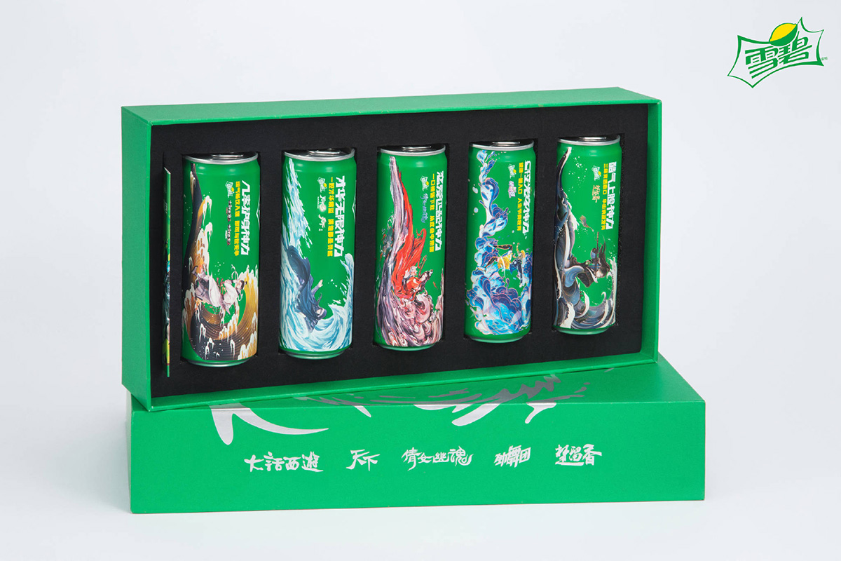 雪碧×网易楚留香×方块阿兽 Sprite× NetEase Chu Liuxiang 2018. DongQiu-Chinese illustrator