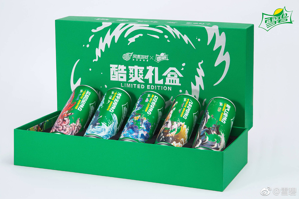 雪碧×网易楚留香×方块阿兽 Sprite× NetEase Chu Liuxiang 2018. DongQiu-Chinese illustrator