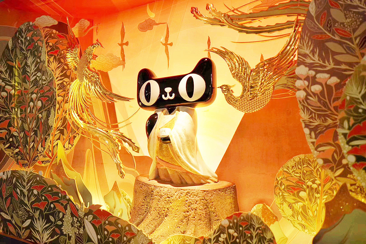 佰草集 × 天猫 2019. DongQiu-Chinese illustrator